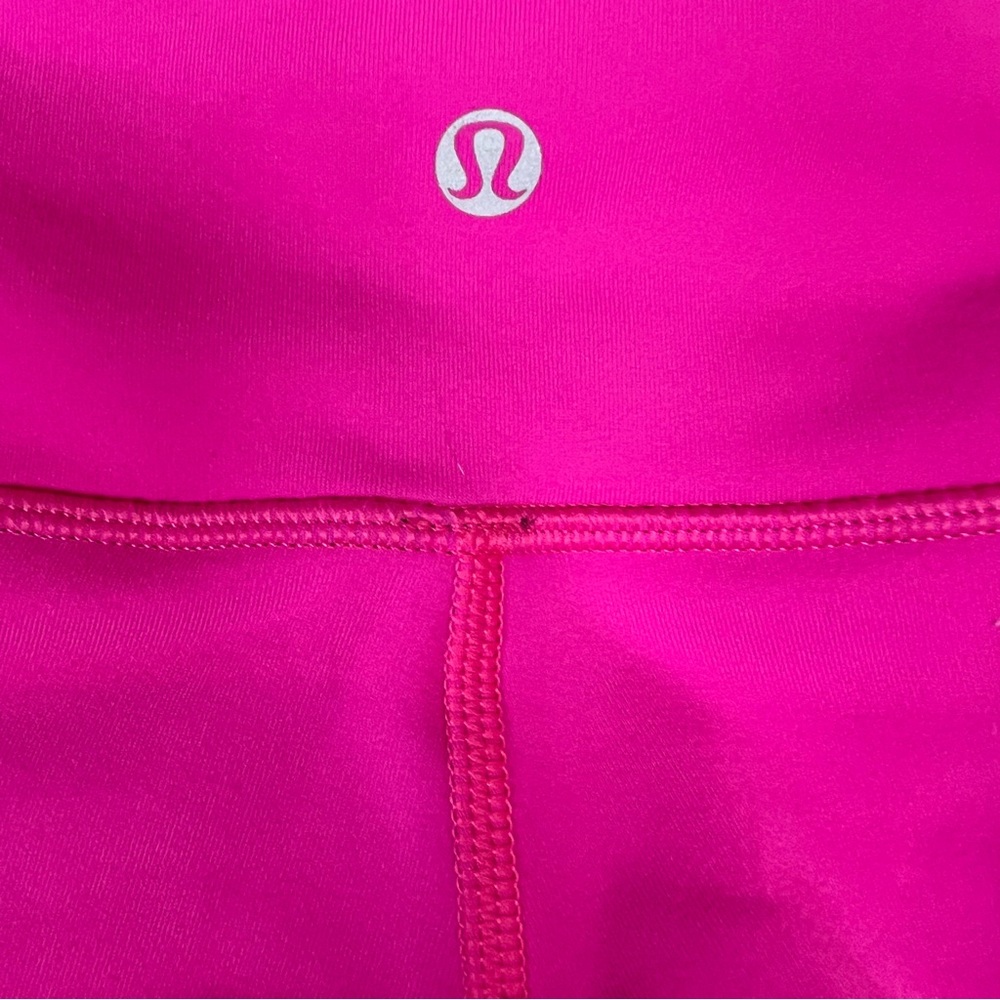 Lululemon Deep Fuchsia/Black Reversible Leggings … - image 6